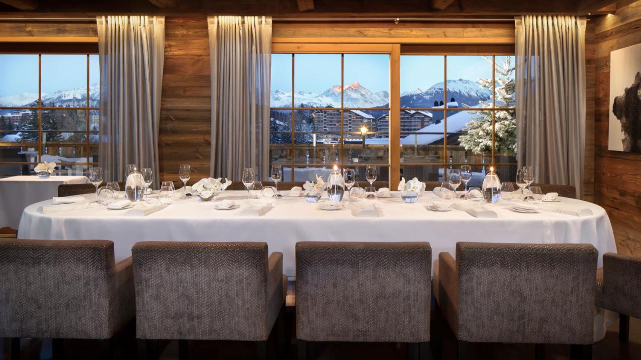 Hostellerie du Pas de l'Ours Relais et Châteaux Crans-Montana Exterior foto