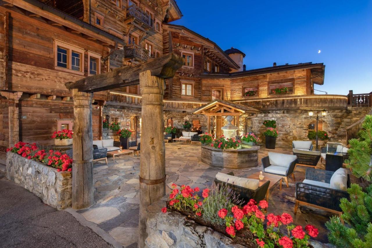 Hostellerie du Pas de l'Ours Relais et Châteaux Crans-Montana Exterior foto