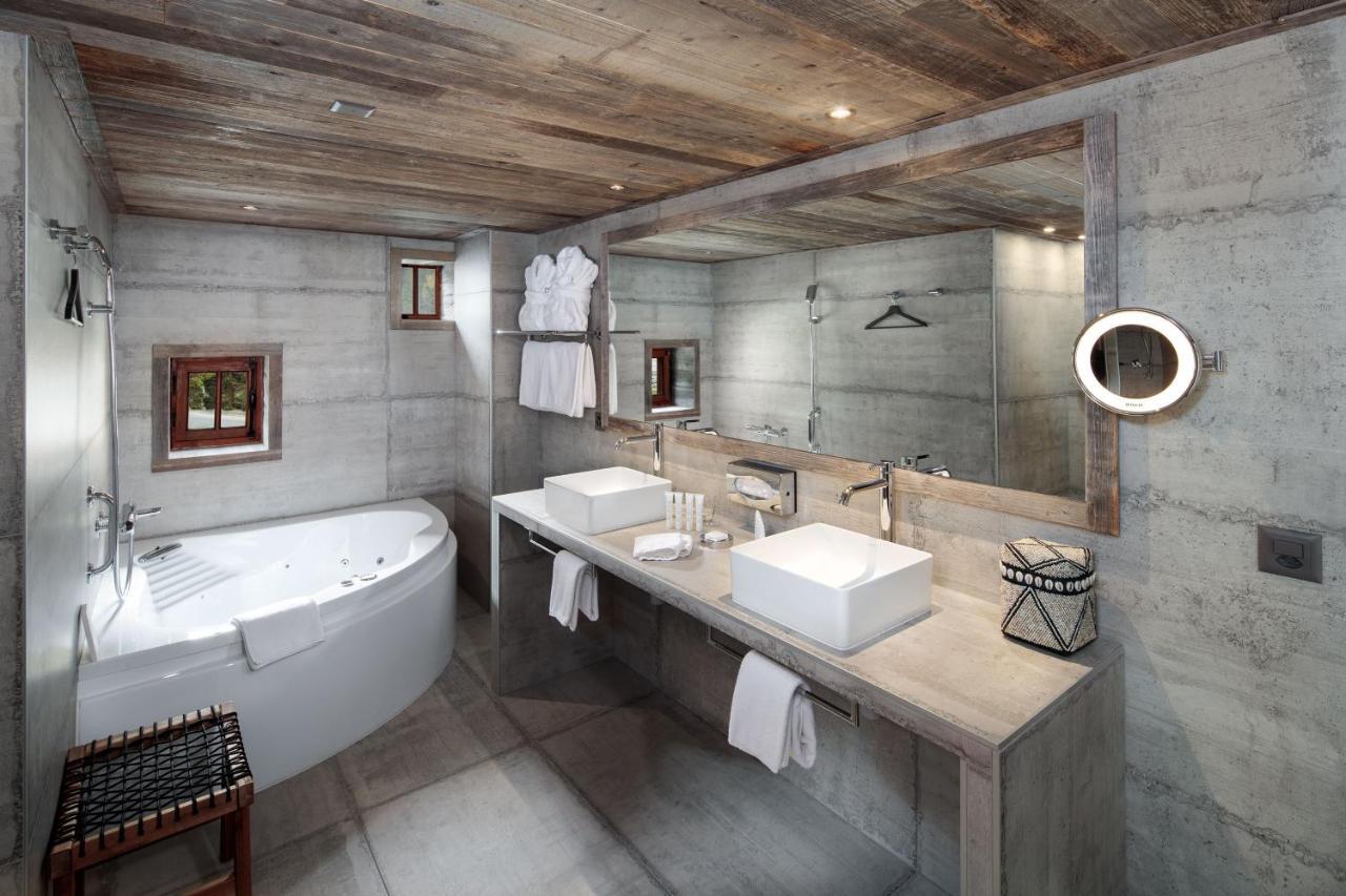 Hostellerie du Pas de l'Ours Relais et Châteaux Crans-Montana Exterior foto