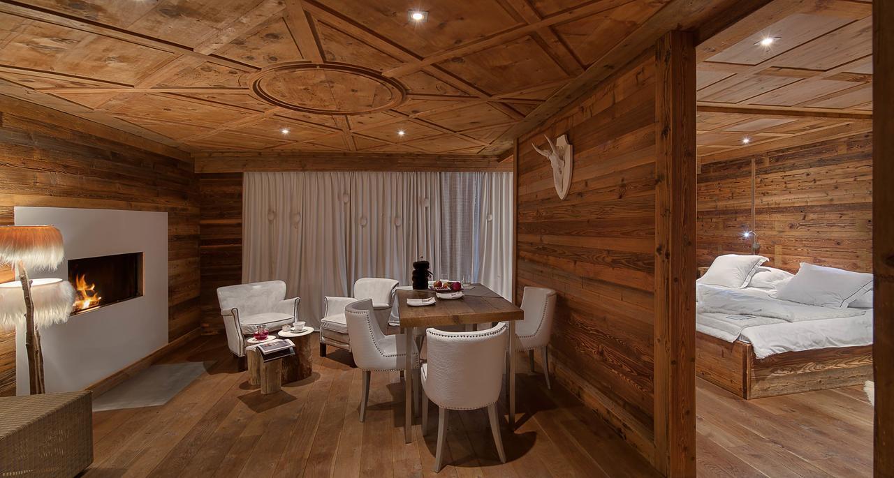 Hostellerie du Pas de l'Ours Relais et Châteaux Crans-Montana Exterior foto