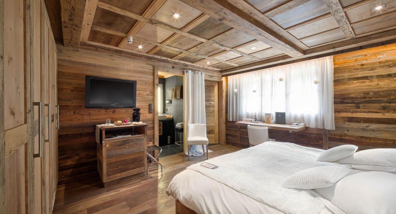 Hostellerie du Pas de l'Ours Relais et Châteaux Crans-Montana Exterior foto